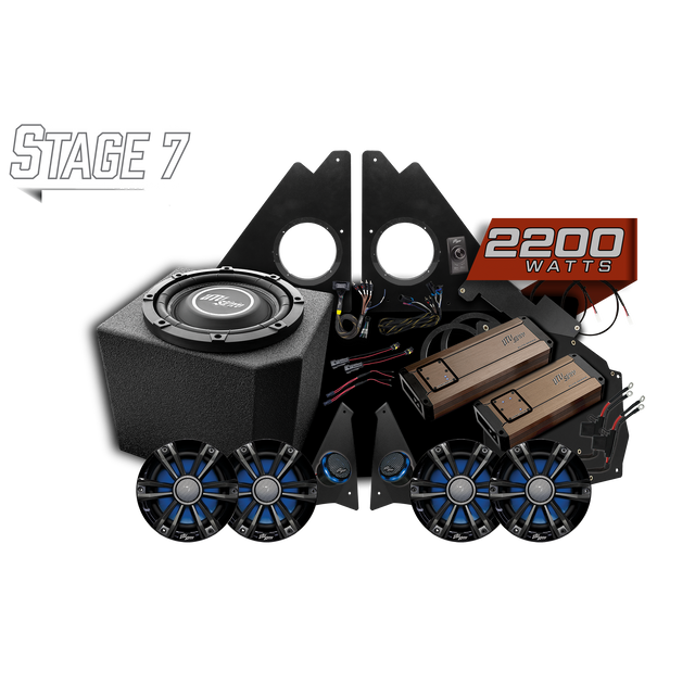 Photo of Polaris Ranger 1500 Ride Command® Stage 7 Stereo Kit | UTVS-RNG-S7-RC by UTV Stereo - Premium for UTVs / Side by Sides