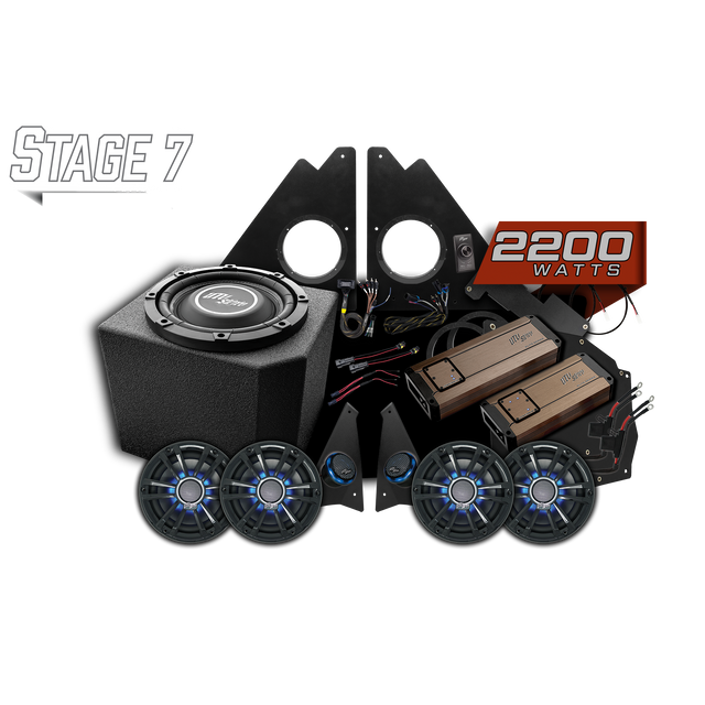 Photo of Polaris Ranger 1500 Ride Command® Stage 7 Stereo Kit | UTVS-RNG-S7-RC by UTV Stereo - Premium Polaris Ranger Stage Kit for UTVs / Side by Sides
