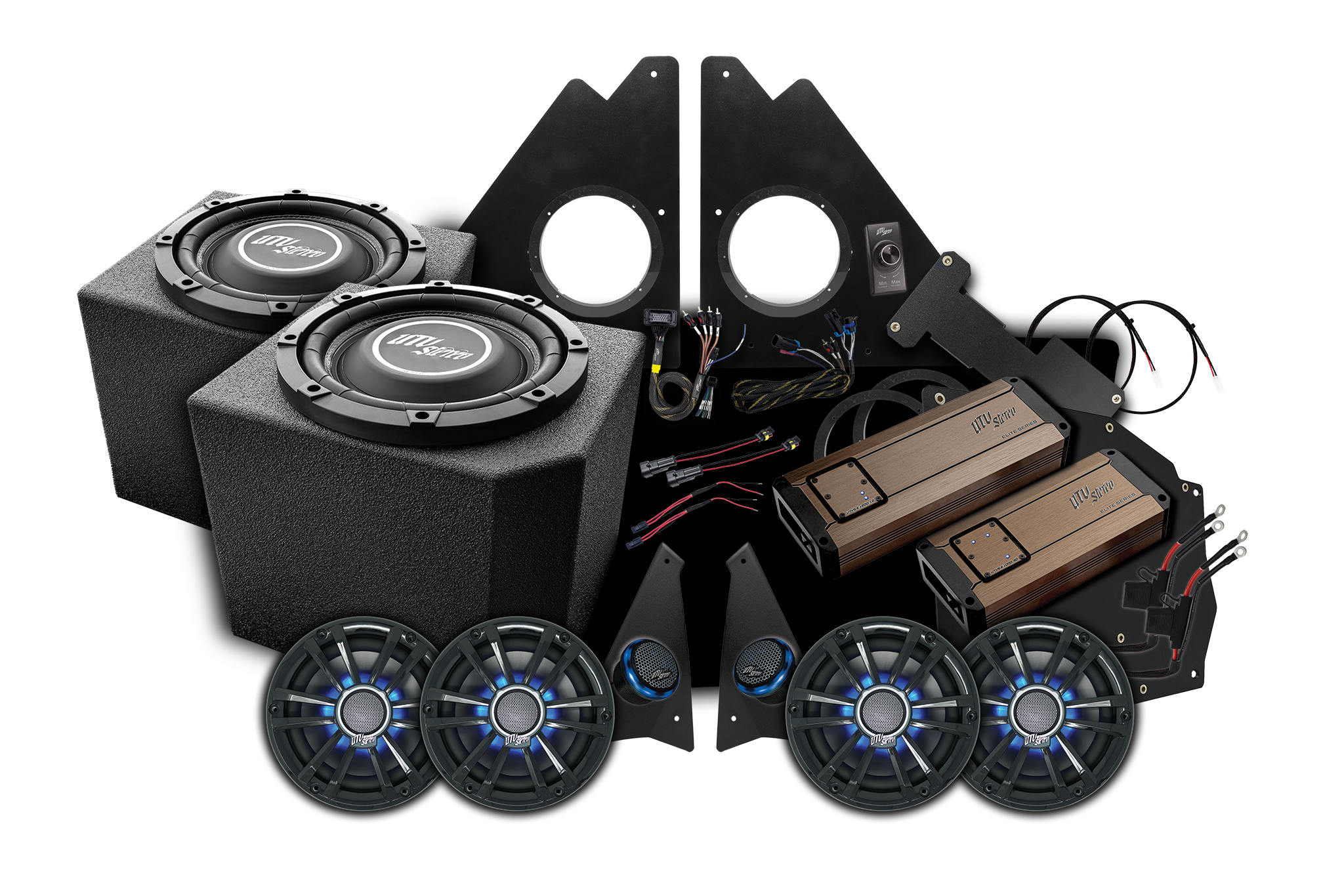 Photo of Polaris Ranger 1500 Ride Command® Stage 7 Stereo Kit | UTVS-RNG-S7-RC by UTV Stereo - Premium Polaris Ranger Stage Kit for UTVs / Side by Sides