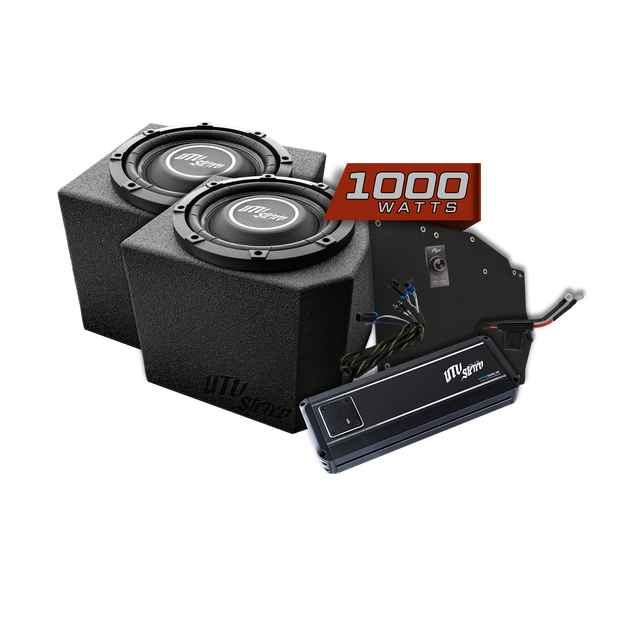 Photo of Polaris® Ranger 1000W Dual 10" Subwoofer Kit | UTVS-RNG-SUB-1000-2 by UTV Stereo - Premium Polaris Ranger Subwoofer Kit for UTVs / Side by Sides