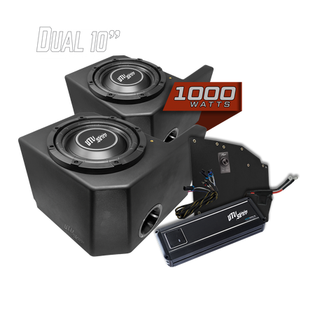 Polaris® Ranger 1000W Dual 10" Subwoofer Kit | UTVS-RNG-SUB-1000-2