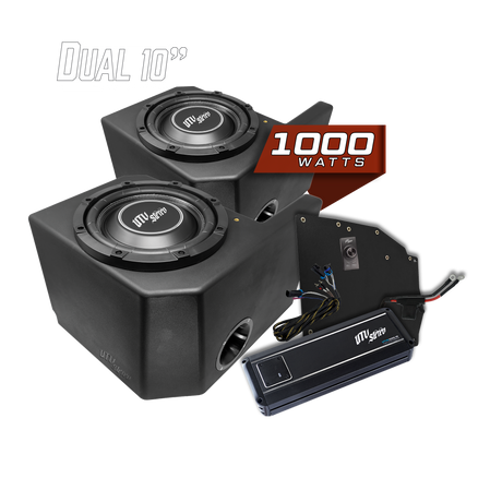 Polaris® Ranger 1000W Dual 10" Subwoofer Kit | UTVS-RNG-SUB-1000-2