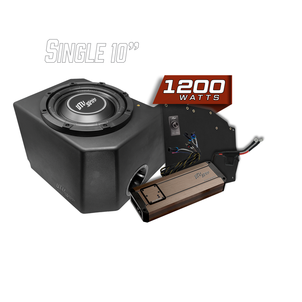 UTV Stereo Polaris Ranger 1500 A-pillar tweeter adapters