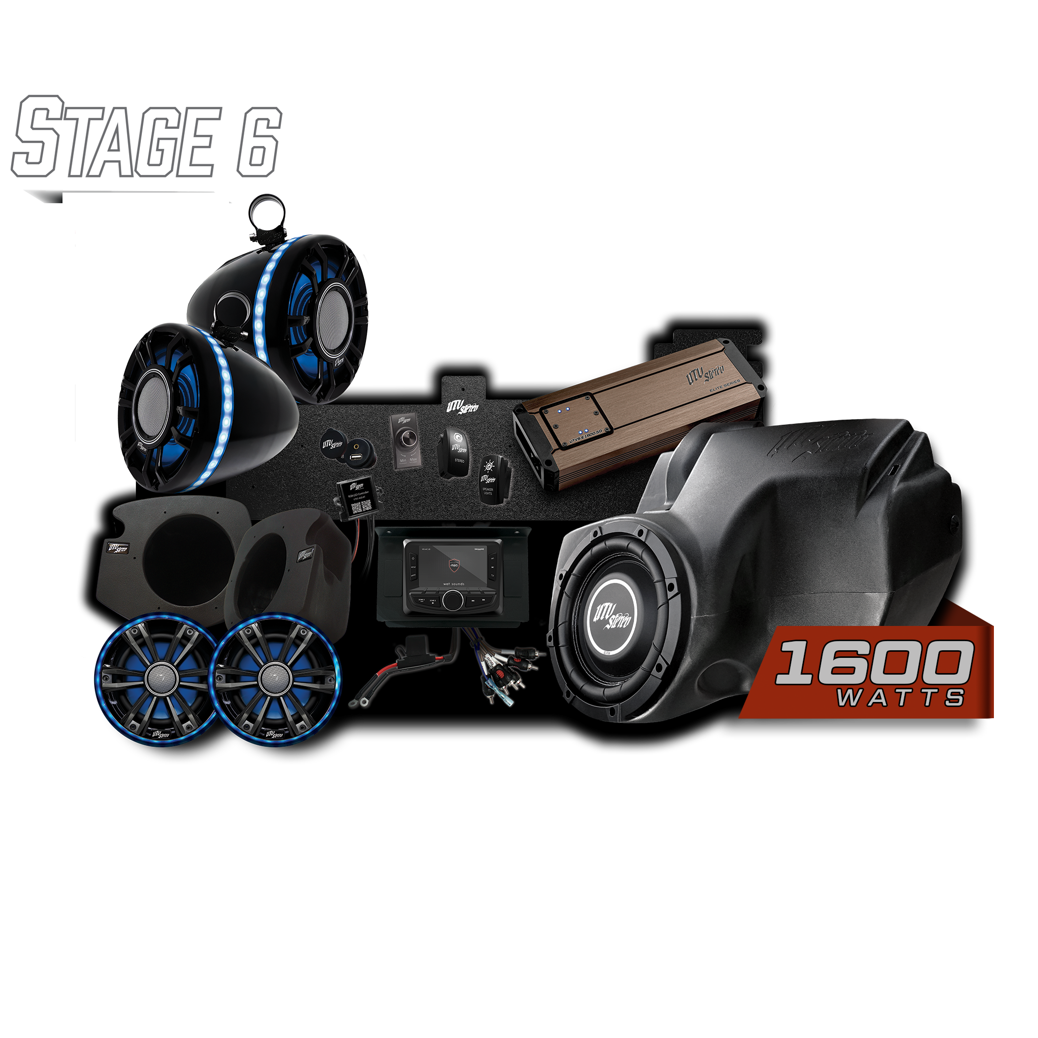 Photo of RZR® Elite Series Stage 6 Stereo Kit | UTVS-RZR-S6-E by UTV Stereo - Premium for UTVs / Side by Sides