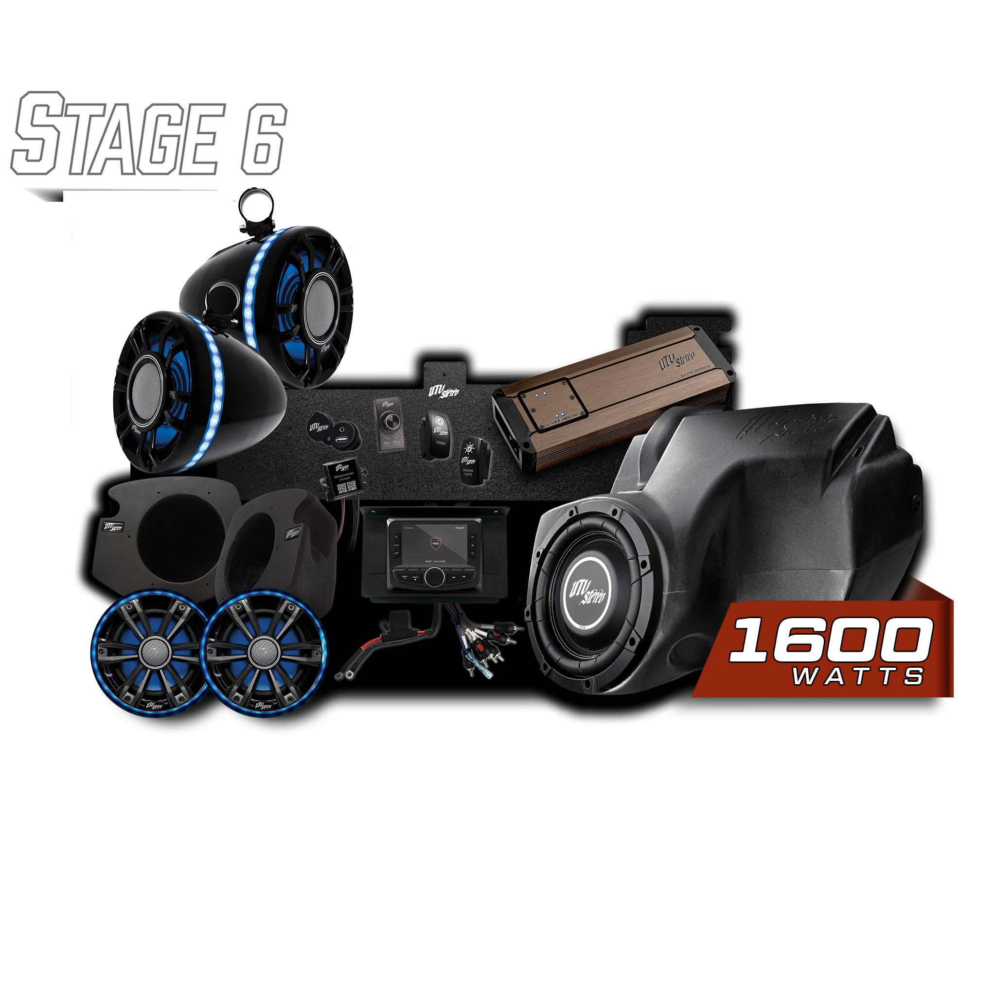 Photo of RZR® Elite Series Stage 6 Stereo Kit | UTVS-RZR-S6-E by UTV Stereo - Premium for UTVs / Side by Sides