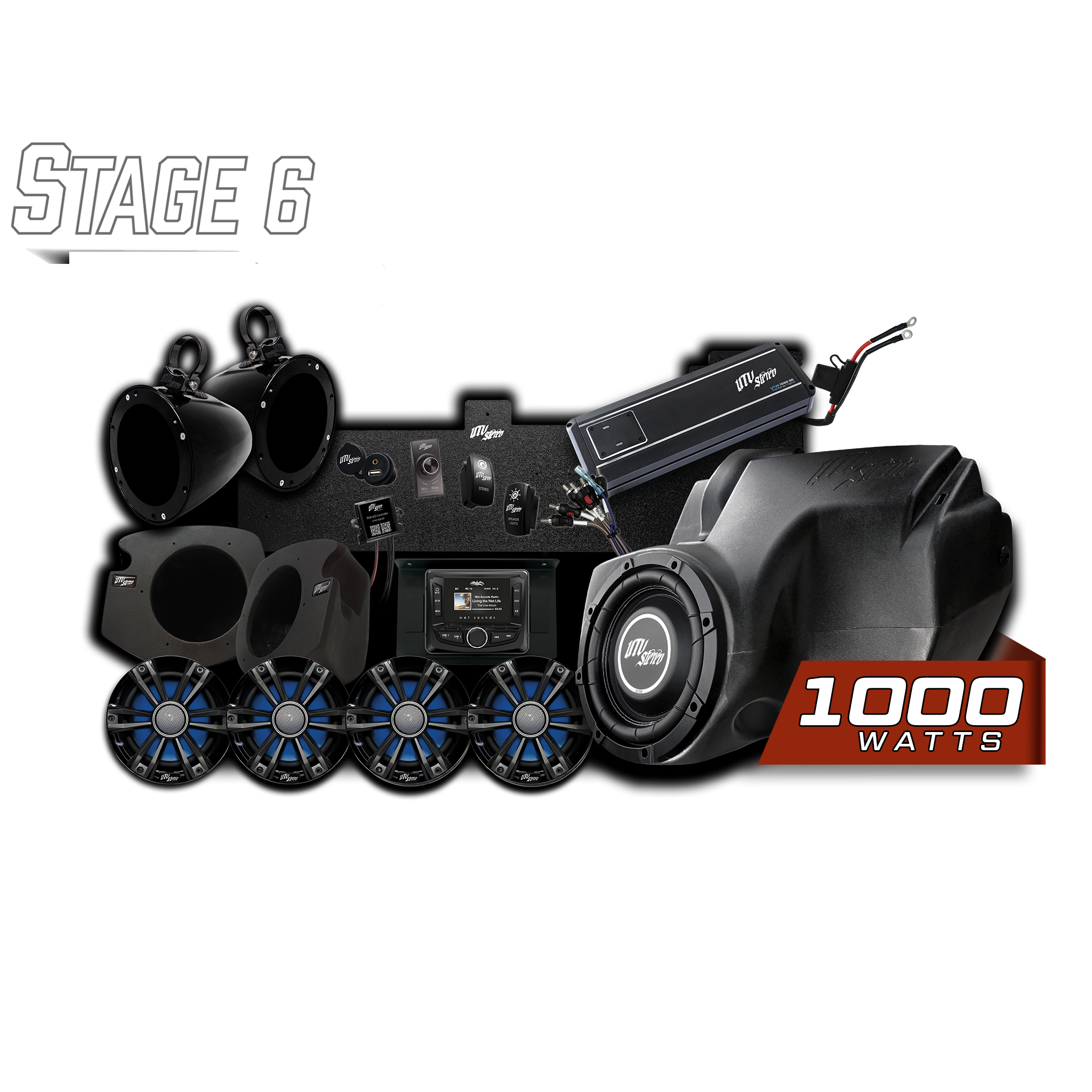 RZR® Signature Series Stage 6 Stereo Kit | UTVS-RZR-S6-S