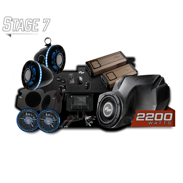 Photo of RZR® Elite Series Stage 7 Stereo Kit | UTVS-RZR-S7-E by UTV Stereo - Premium Polaris RZR Stereo Kit for UTVs / Side by Sides