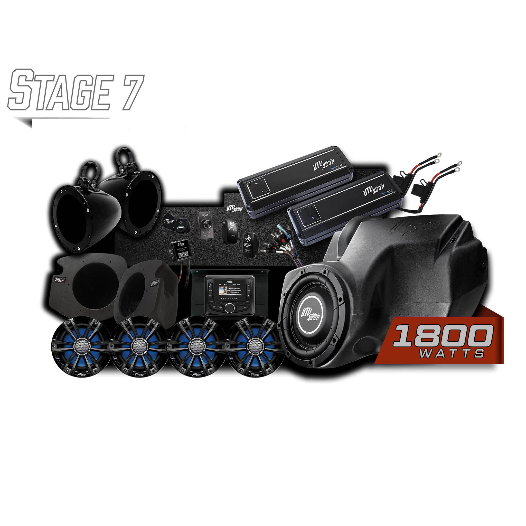 RZR® Signature Series Stage 7 Stereo Kit | UTVS-RZR-S7-S