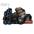 UTV Stereo Polaris RZR Elite Stage 8 stereo kit components