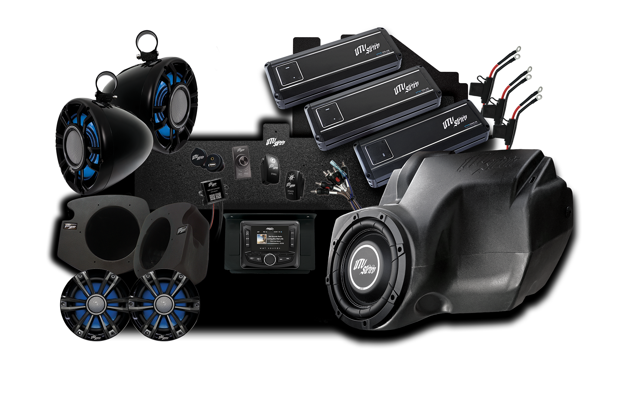 RZR® Signature Series Stage 8 Stereo Kit | UTVS-RZR-S8-S