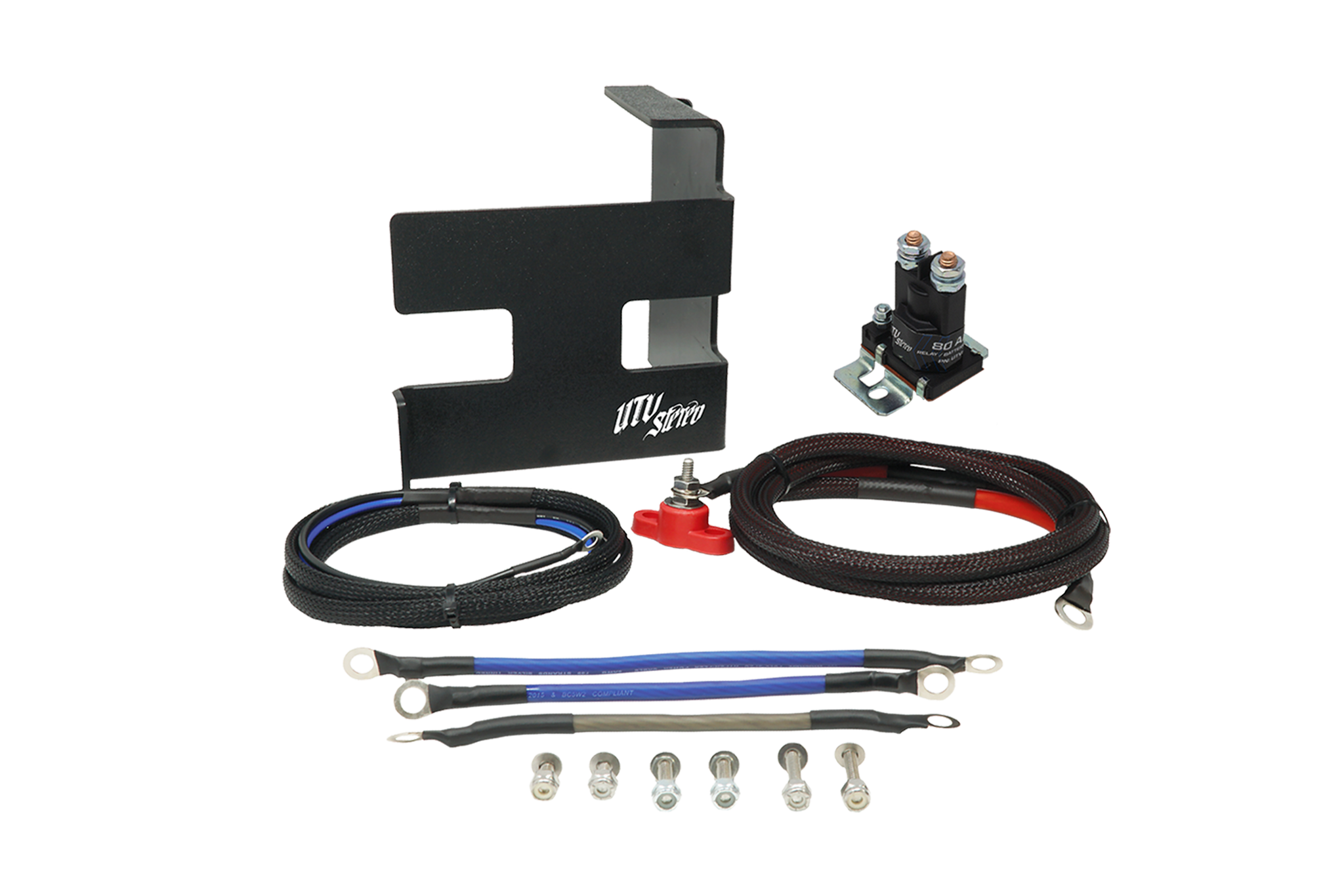 Photo of Can-Am® X3 2nd Battery Kit (Wire Kit & Battery Mount Only) | UTVS-X3-2BATT-NB by UTV Stereo - Premium Can-Am X3 2nd Battery Kit- No Battery for UTVs / Side by Sides