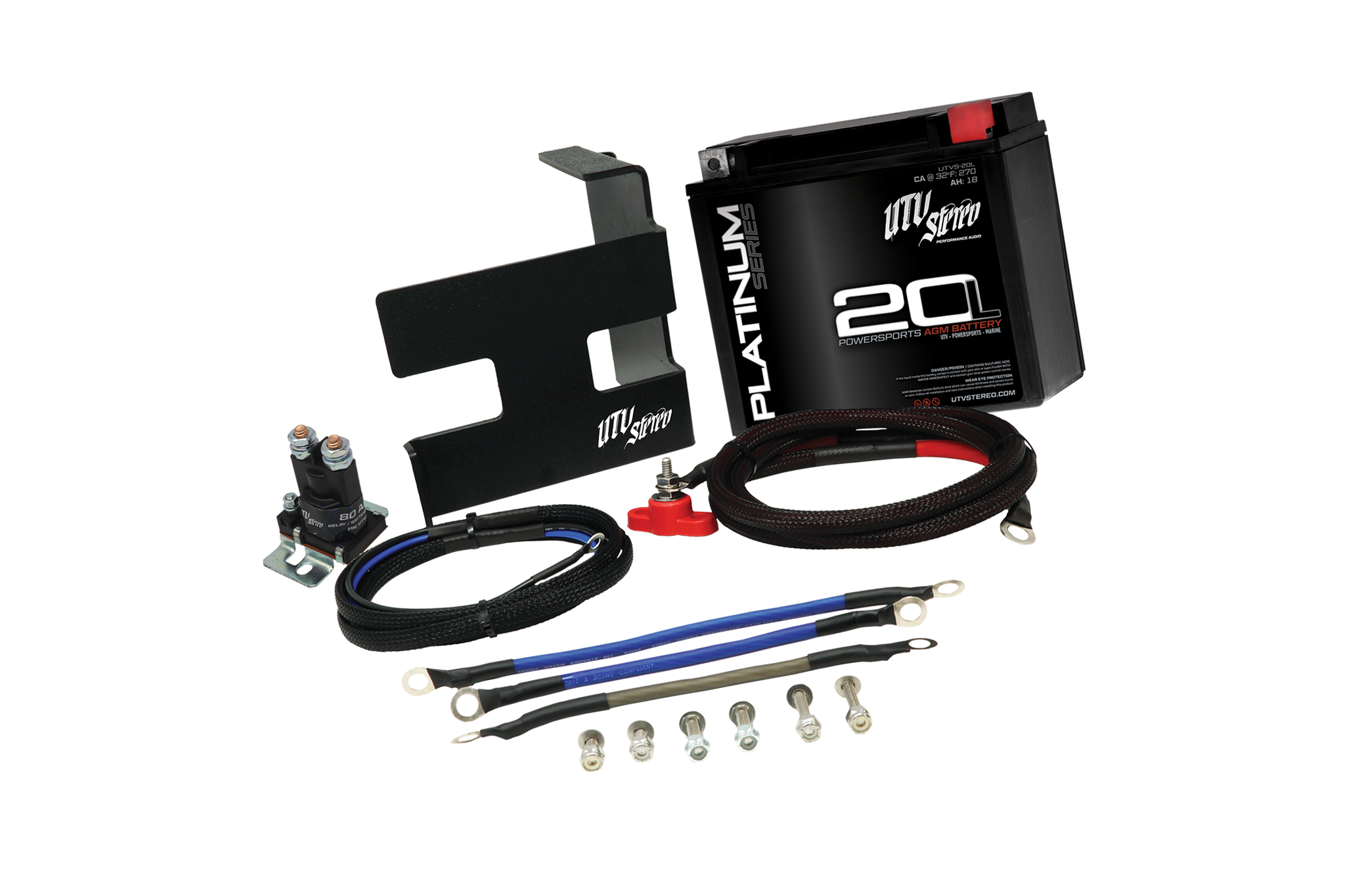 Photo of UTV Stereo - Can-Am X3 2nd Battery Kit | UTVS-X3-2BATT-KIT by UTV Stereo - Premium Can-Am X3 2nd Battery Kit for UTVs / Side by Sides