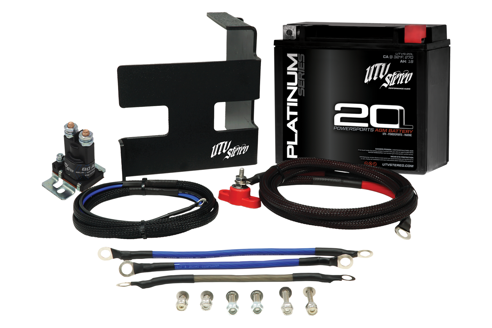 Photo of Can-Am® X3 2nd Battery Kit | UTVS-X3-2BATT-KIT by UTV Stereo - Premium Can-Am X3 2nd Battery Kit for UTVs / Side by Sides