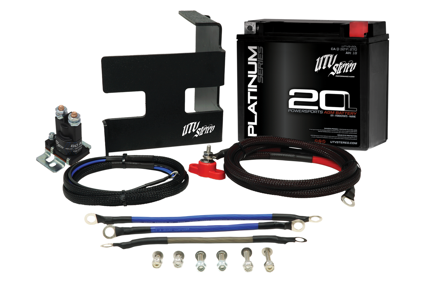 Photo of Can-Am® X3 2nd Battery Kit | UTVS-X3-2BATT-KIT by UTV Stereo - Premium for UTVs / Side by Sides
