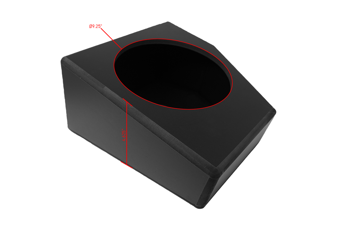 UTV Stereo Can-Am X3 Front Passenger 10" Up-Fire Subwoofer Enclosure