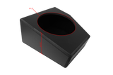 Can-Am X3 Up-Fire Front Passenger Side 10" Sub Box Enclosure – Unloaded | UTVS-X3-ENC-UF-FPASS