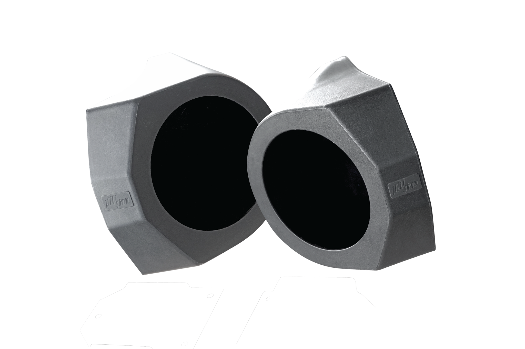 Photo of Can-Am® X3 6.5" Kick Panel Speaker Enclosures | UTVS-X3-KP65 by UTV Stereo - Premium Can-Am X3 Kick Panel Speaker Mounts for UTVs / Side by Sides