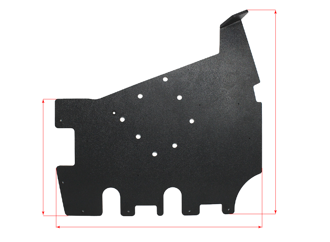 Photo of Can-Am X3 Upper Amplifier Mount | UTVS-X3-AMPMT-UP by UTV Stereo - Premium Can-Am X3 Amplifier Mount for UTVs / Side by Sides