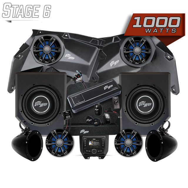 Photo of Can-Am® X3 Signature Series Stage 6 Stereo Kit | UTVS-X3-S6-S by UTV Stereo - Premium for UTVs / Side by Sides