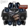 UTV Stereo Can-Am X3 Elite Stage 7 stereo kit components