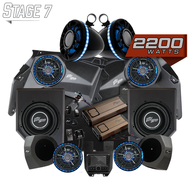 Photo of Can-Am® X3 Elite Series Stage 7 Stereo Kit | UTVS-X3-S7-E by UTV Stereo - Premium Can-Am X3 Stereo Stage Kit for UTVs / Side by Sides