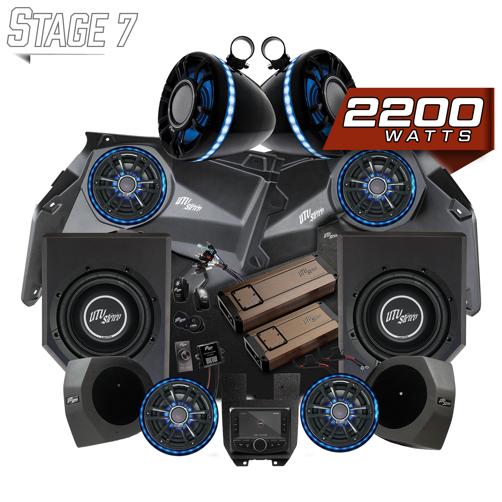 Photo of Can-Am® X3 Elite Series Stage 7 Stereo Kit | UTVS-X3-S7-E by UTV Stereo - Premium Can-Am X3 Stereo Stage Kit for UTVs / Side by Sides