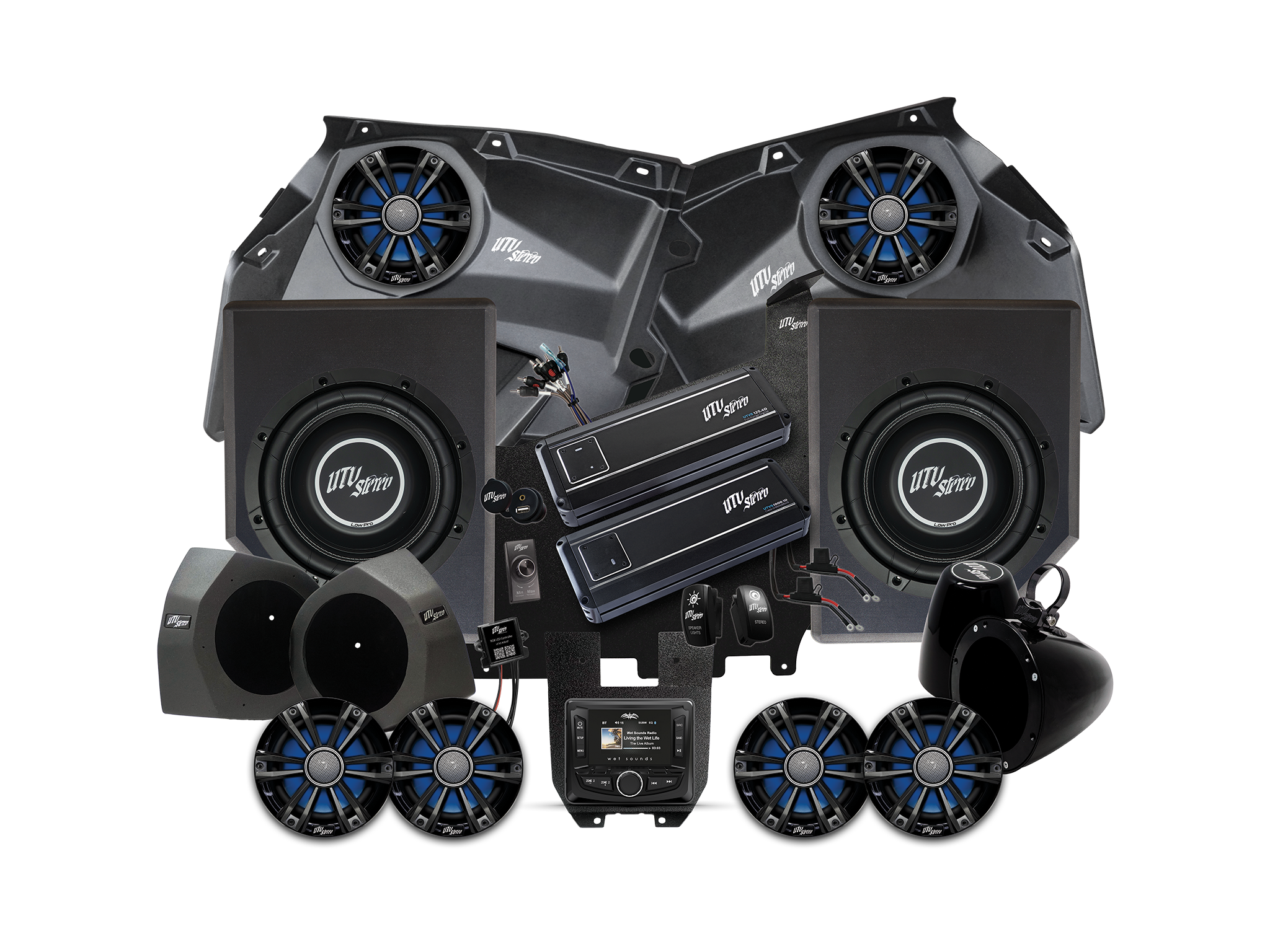 Photo of Can-Am® X3 Signature Series Stage 7 Stereo Kit | UTVS-X3-S7-S by UTV Stereo - Premium for UTVs / Side by Sides