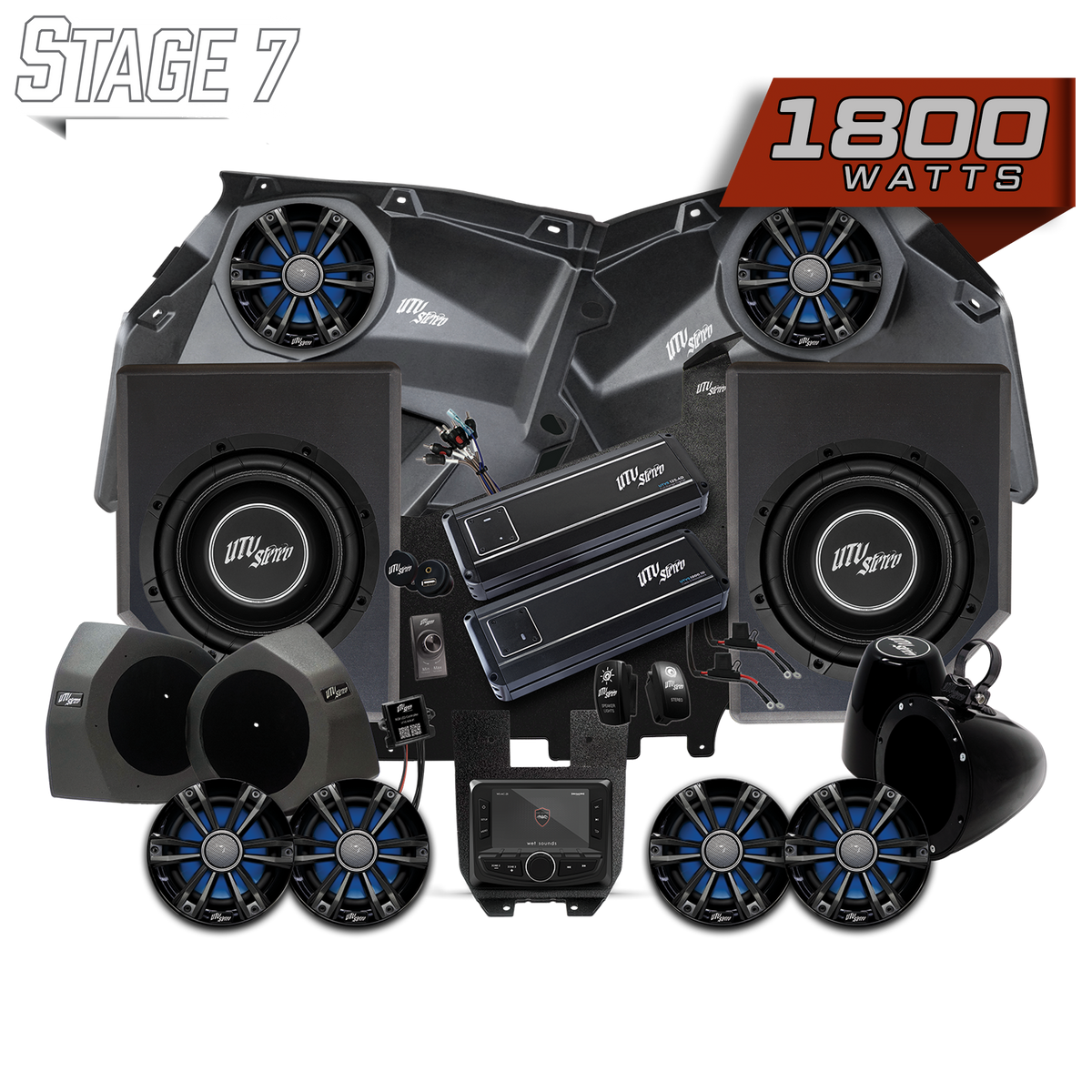 UTV Stereo Can-Am X3 Signature Stage 7 Stereo Kit