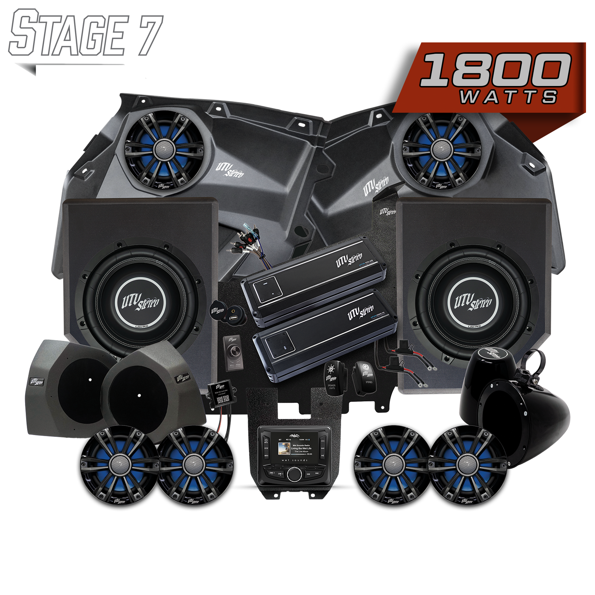 Photo of Can-Am® X3 Signature Series Stage 7 Stereo Kit | UTVS-X3-S7-S by UTV Stereo - Premium for UTVs / Side by Sides