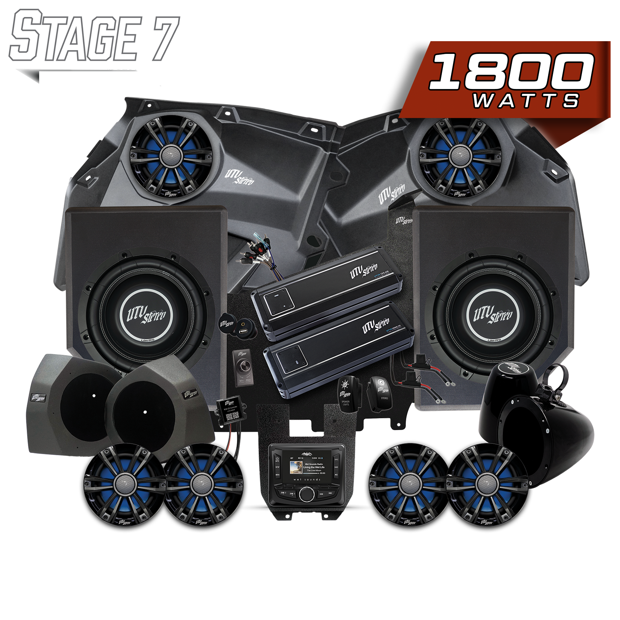 Photo of Can-Am® X3 Signature Series Stage 7 Stereo Kit | UTVS-X3-S7-S by UTV Stereo - Premium for UTVs / Side by Sides