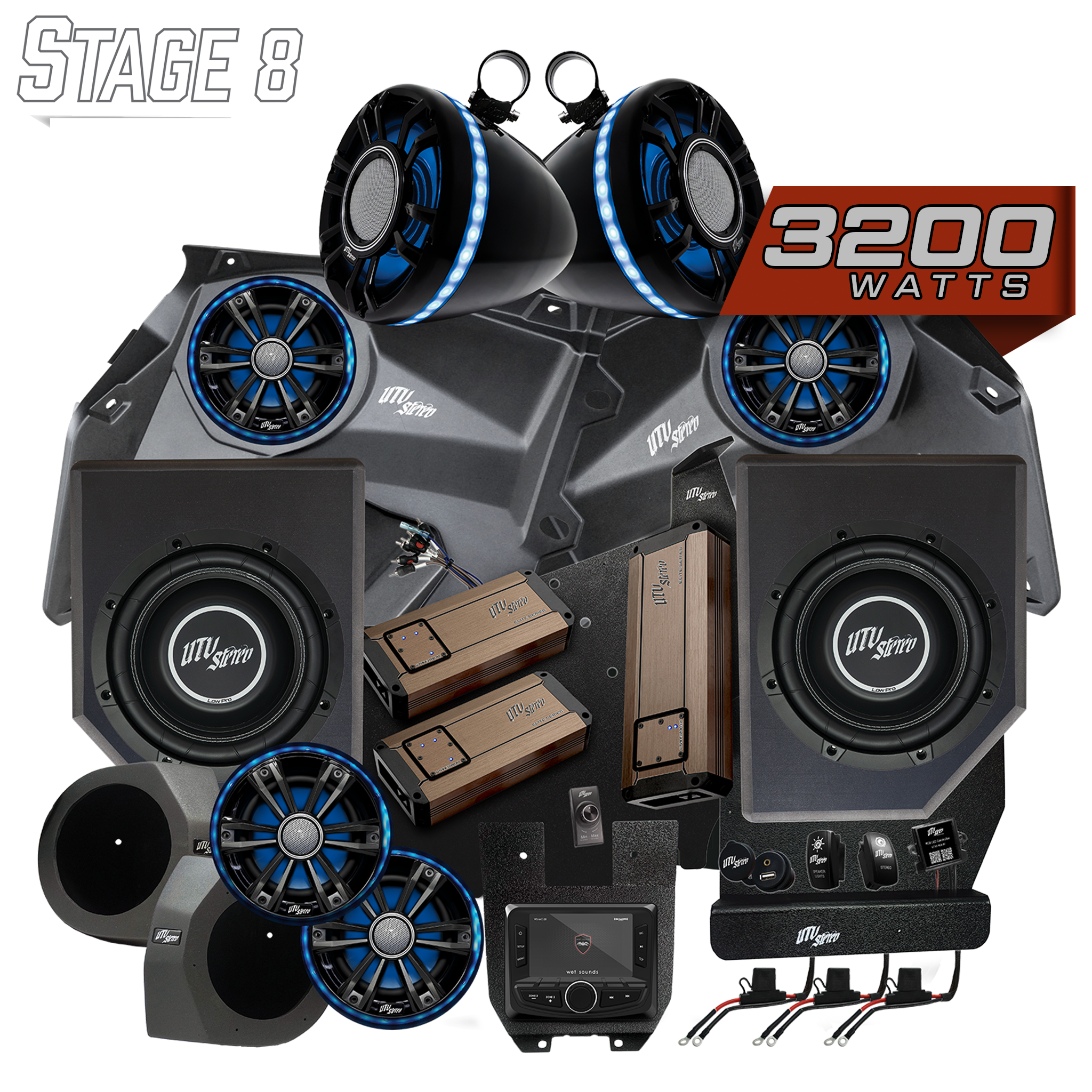 Photo of Can-Am® X3 Elite Series Stage 8 Stereo Kit | UTVS-X3-S8-E by UTV Stereo - Premium for UTVs / Side by Sides