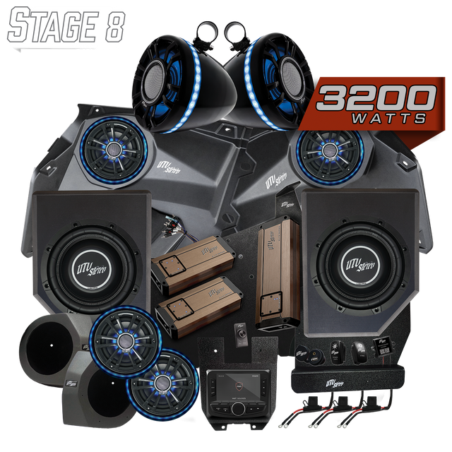 Photo of Can-Am® X3 Elite Series Stage 8 Stereo Kit | UTVS-X3-S8-E by UTV Stereo - Premium Can-Am X3 Stereo Stage Kit for UTVs / Side by Sides