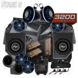 UTV Stereo Can-Am X3 Elite Stage 8 stereo kit components