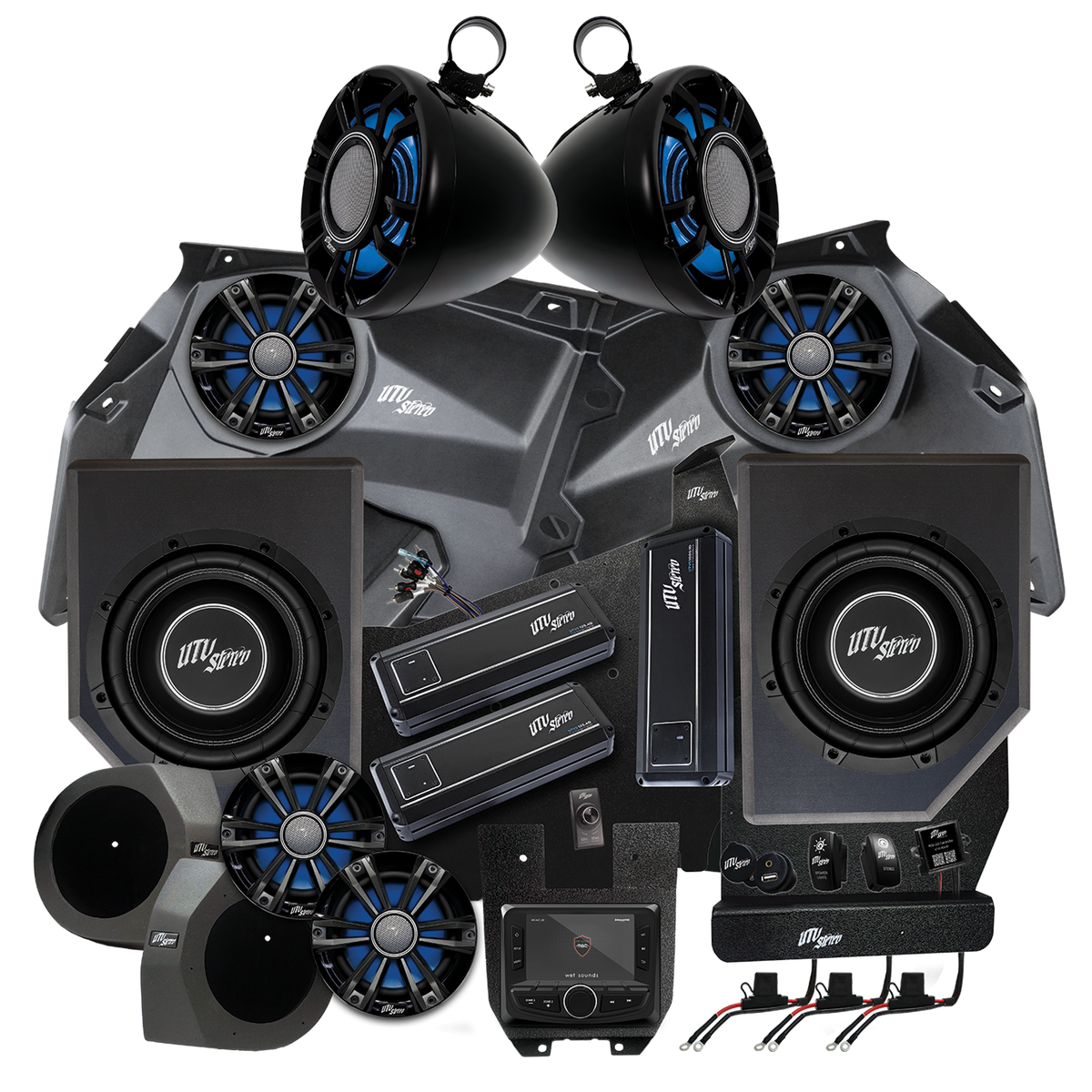 UTV Stereo Can-Am X3 Signature Stage 8 Stereo Kit