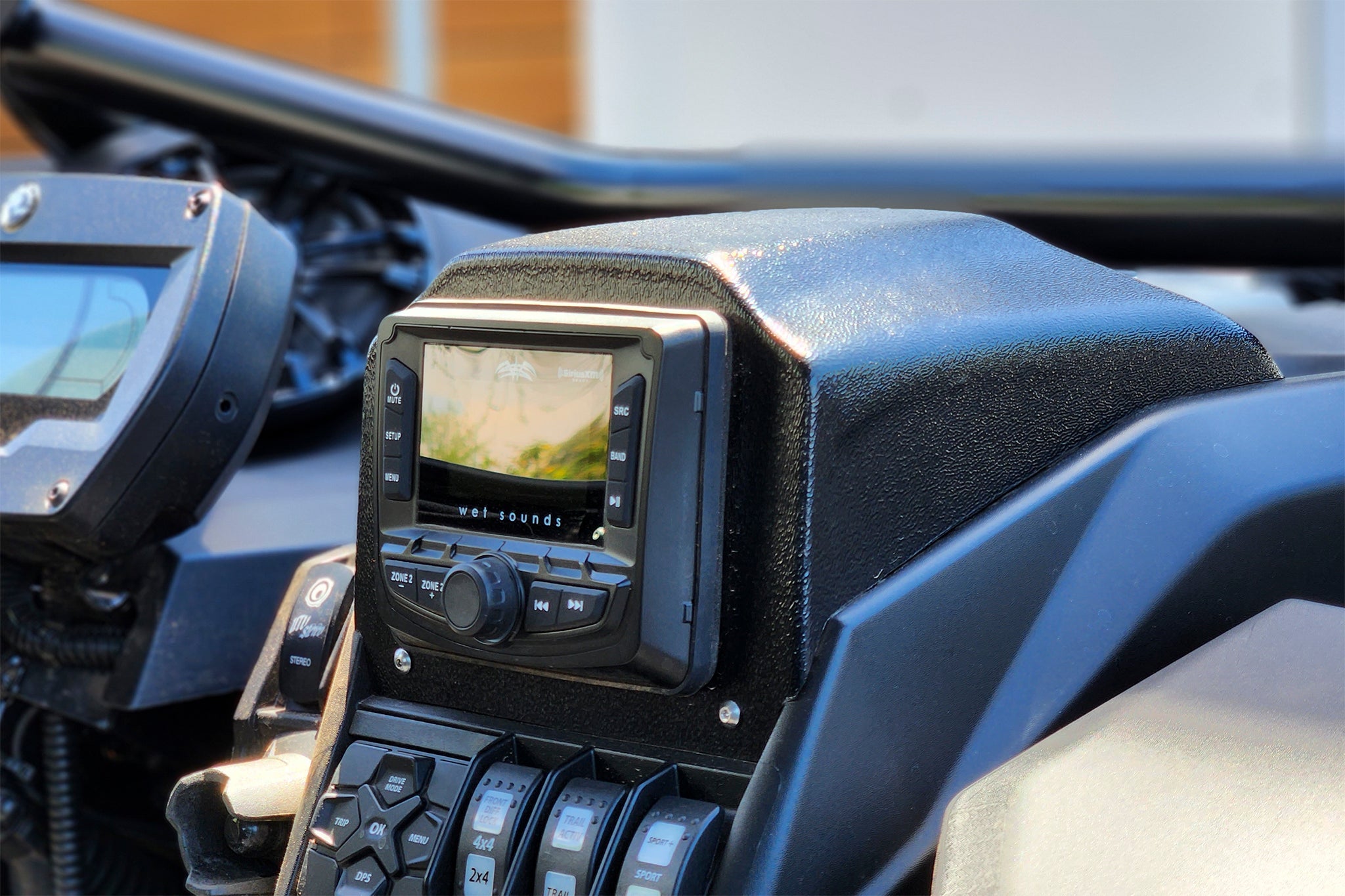 Photo of Can-Am X3 Upper Display Mount | UTVS-X3-HUMT-UP-UNIV by UTV Stereo - Premium Can-Am X3 Upper Display Mount for UTVs / Side by Sides