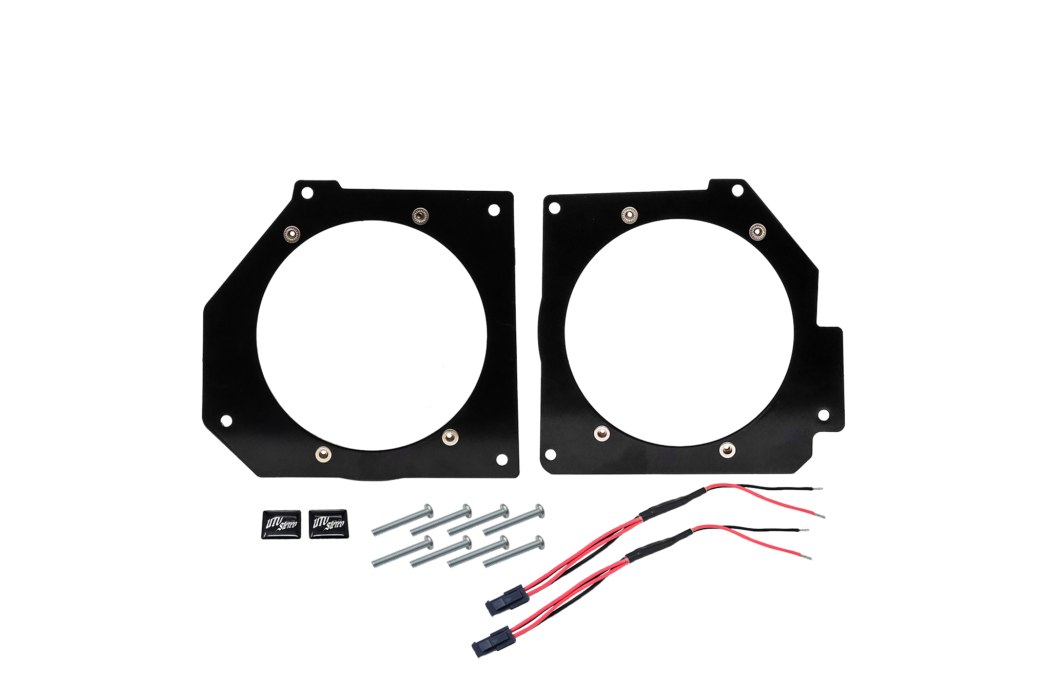 Photo of Polaris Xpedition 6.5" Front Speaker Adapters | UTVS-XPD-FSA by UTV Stereo - Premium Expedition Speaker Adapters for UTVs / Side by Sides
