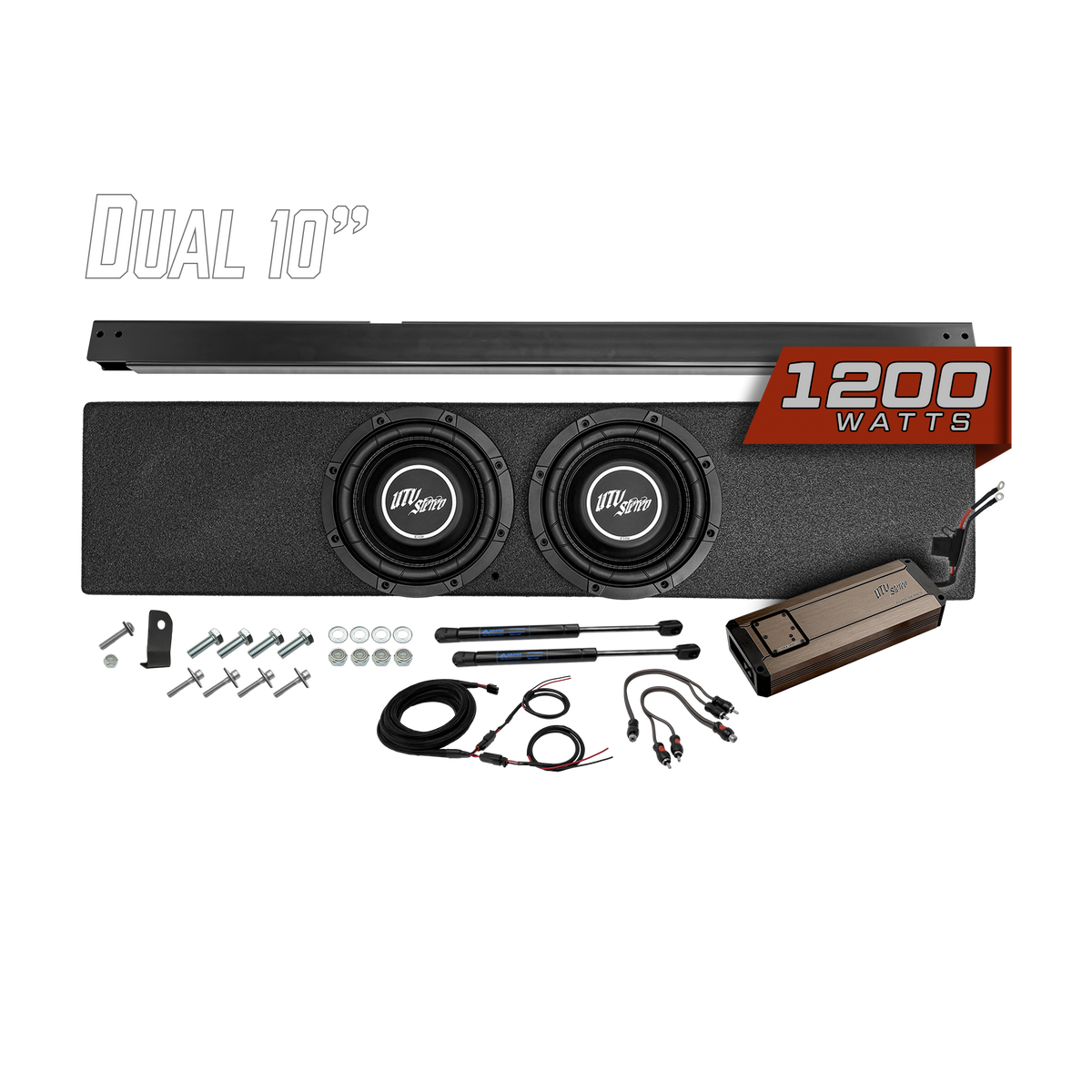 UTV Stereo Xpedition 1200W rear subwoofer upgrade