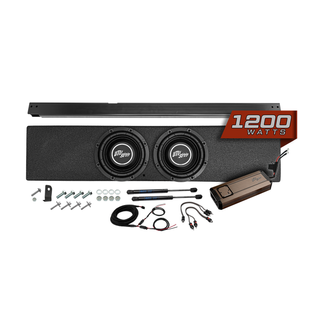 Photo of Polaris® Xpedition Rear Subwoofer Upgrade | UTVS-XPD-RS-UP by UTV Stereo - Premium Expedition Speaker Adapters for UTVs / Side by Sides