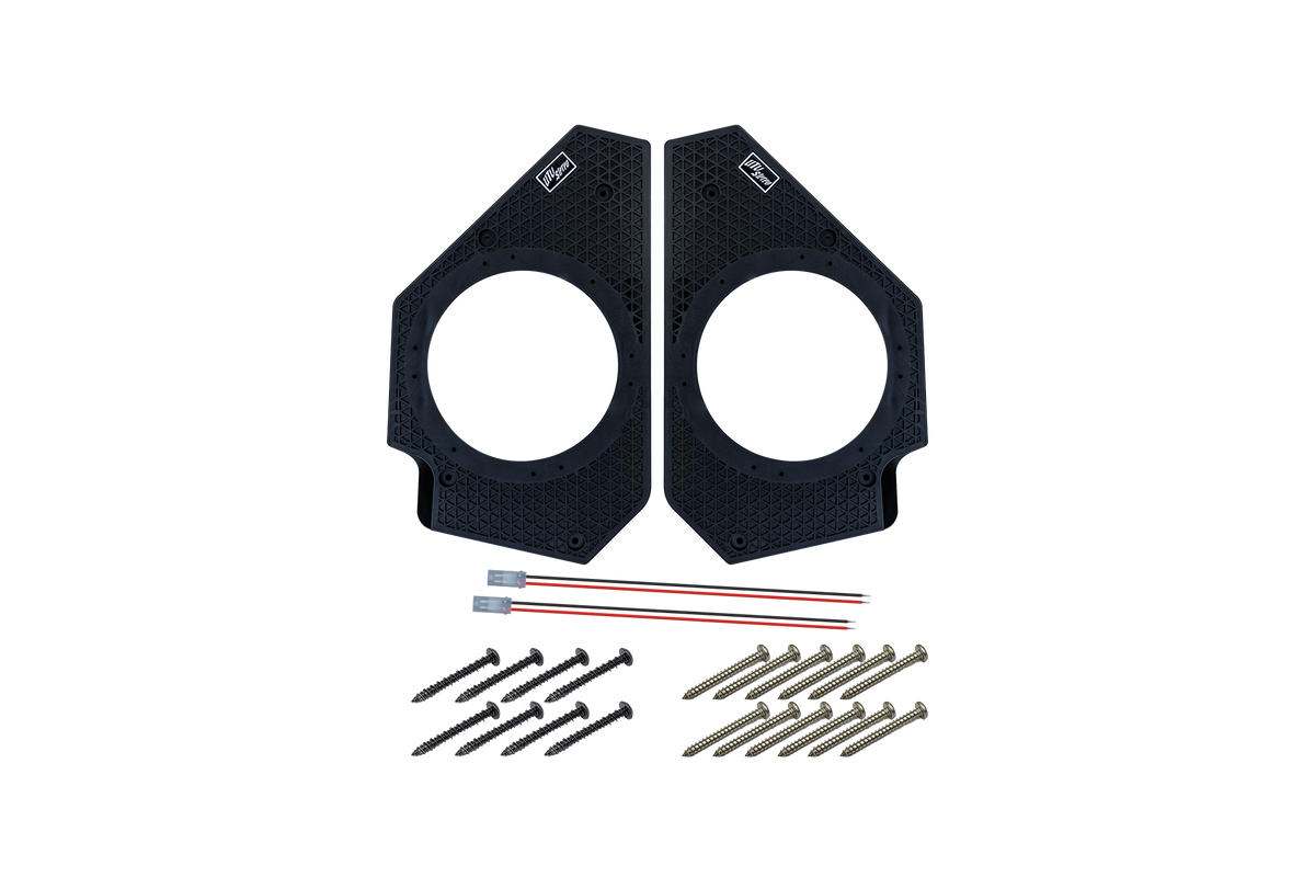 Polaris® Xpedition 6.5" Rear Speaker Adapters V2 | UTVS-XPD-RSA