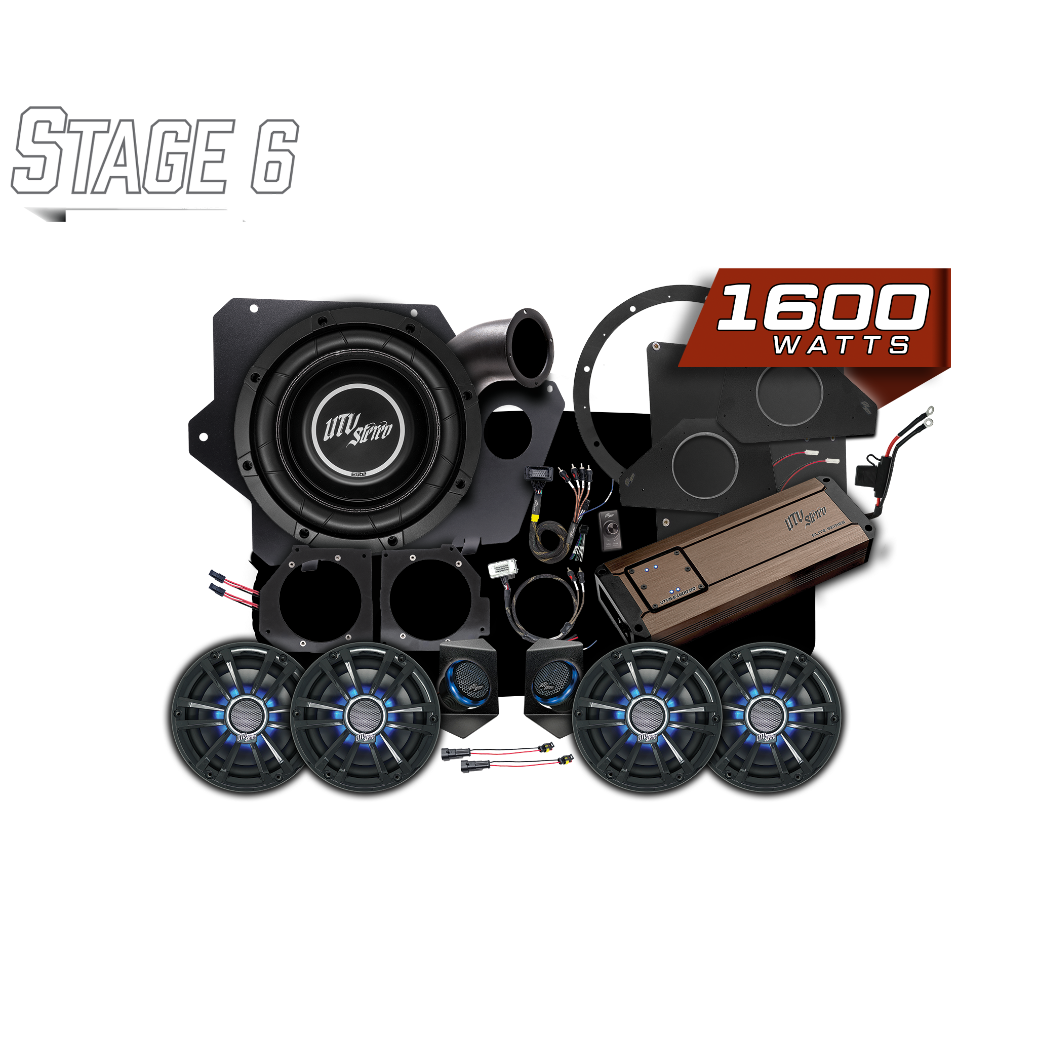 Photo of Polaris Xpedition Ride Command® Stage 6 Stereo Kit | UTVS-XPD-S6-RC by UTV Stereo - Premium Polaris Ranger Stage Kit for UTVs / Side by Sides