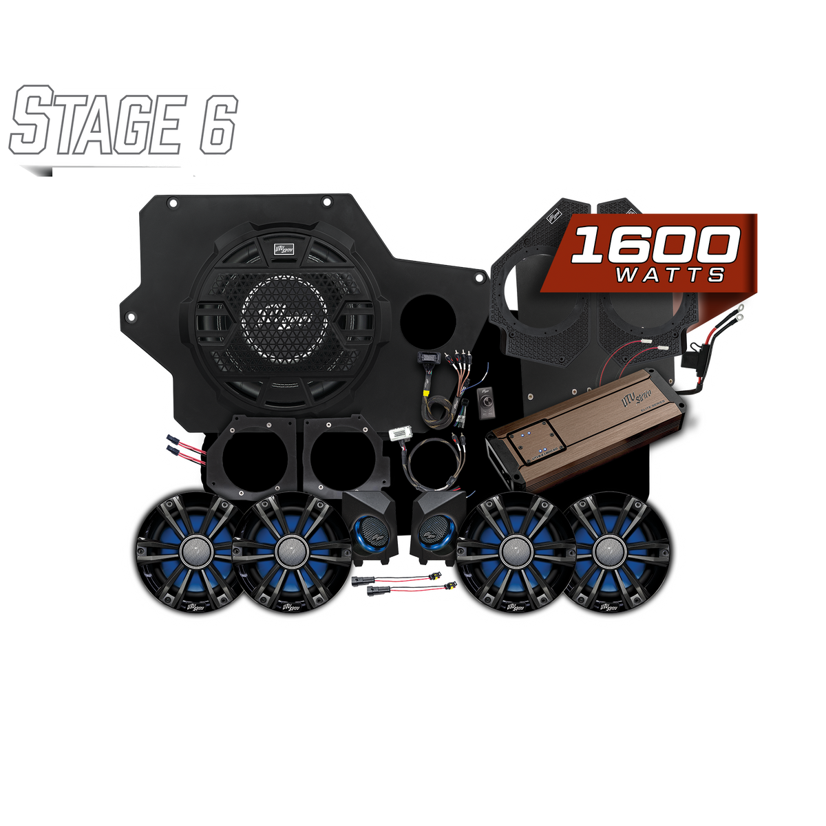 UTV Stereo Polaris Xpedition Ride Command Stage 6 Stereo Kit