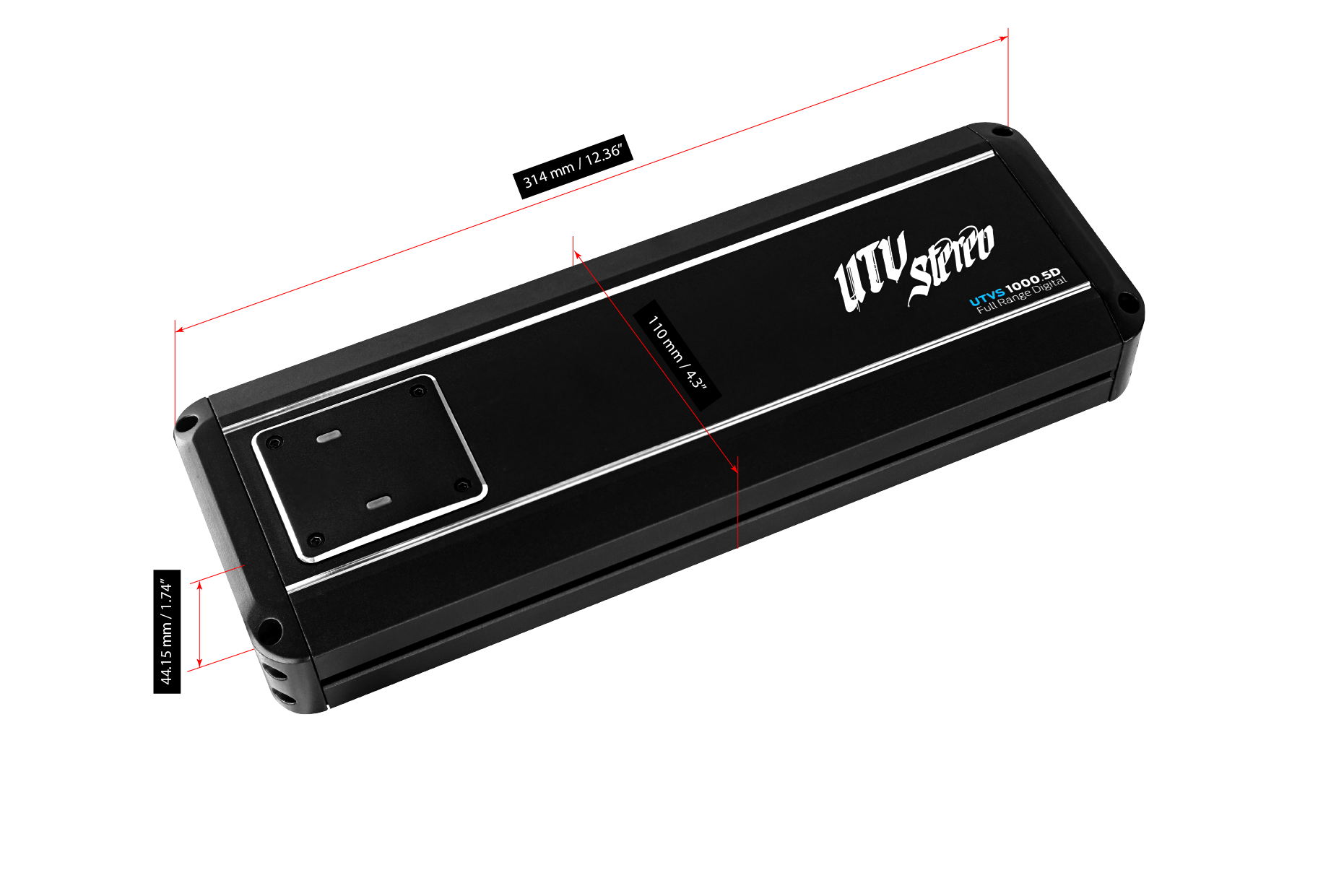 UTV Stereo - Signature Series 1000W 5-Channel Amplifier | UTVS1000.5D