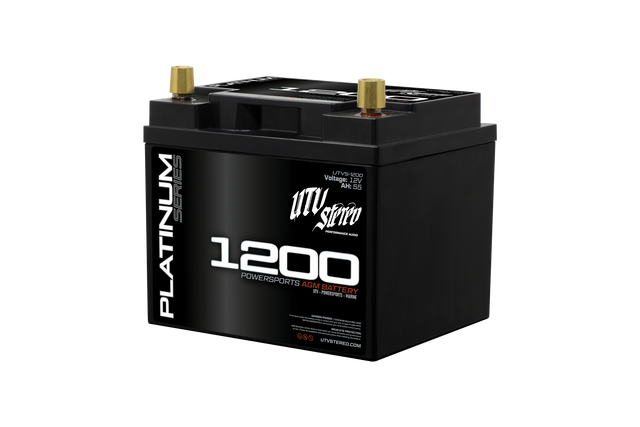 Photo of Platinum Series AGM 1200 Battery | UTVS-1200 by UTV Stereo - Premium Powersports AGM Battery for UTVs / Side by Sides