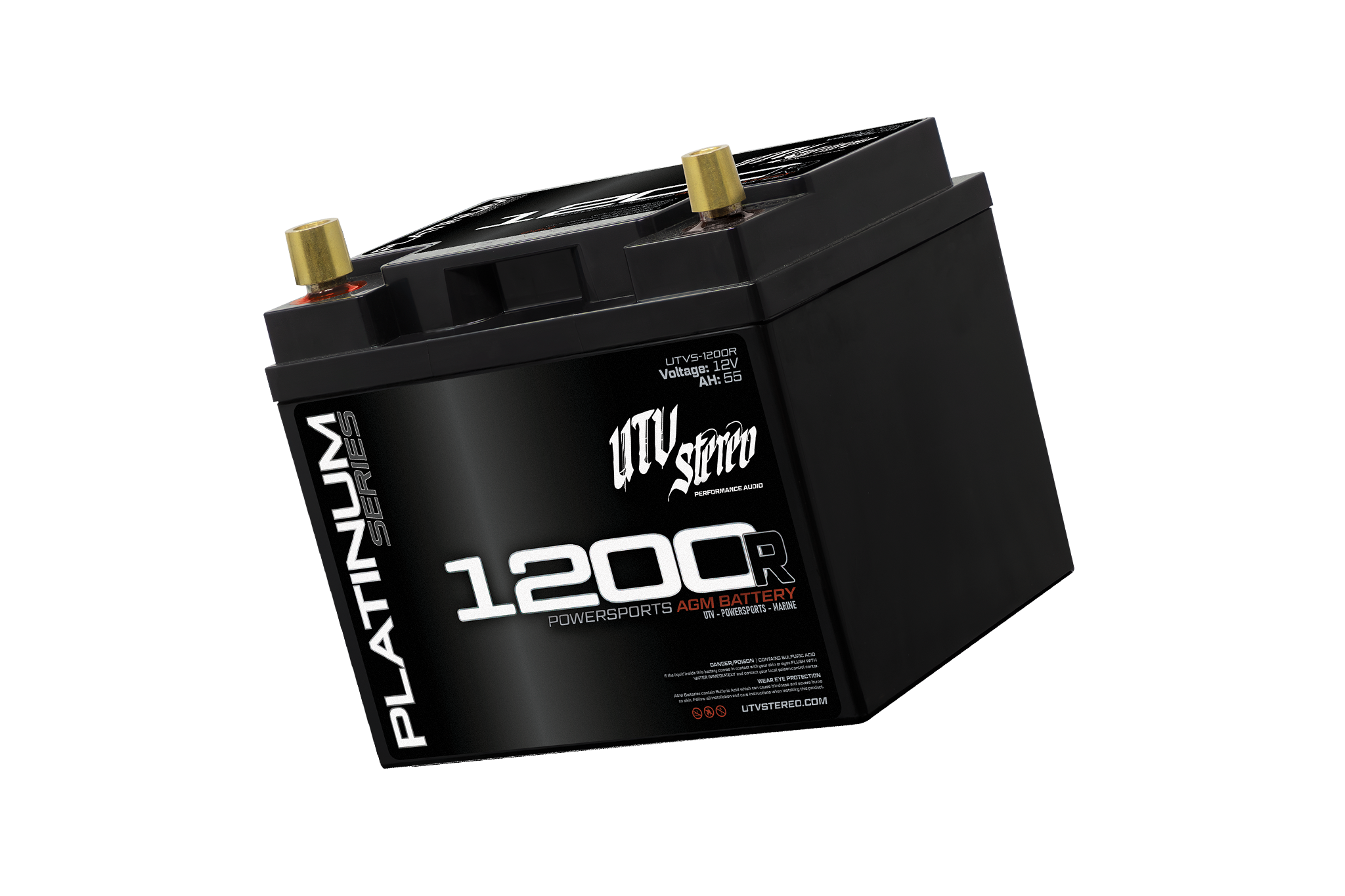 Photo of Platinum Series AGM 1200R (REVERSE POLARITY) Battery | UTVS-1200R by UTV Stereo - Premium Powersports AGM Battery for UTVs / Side by Sides