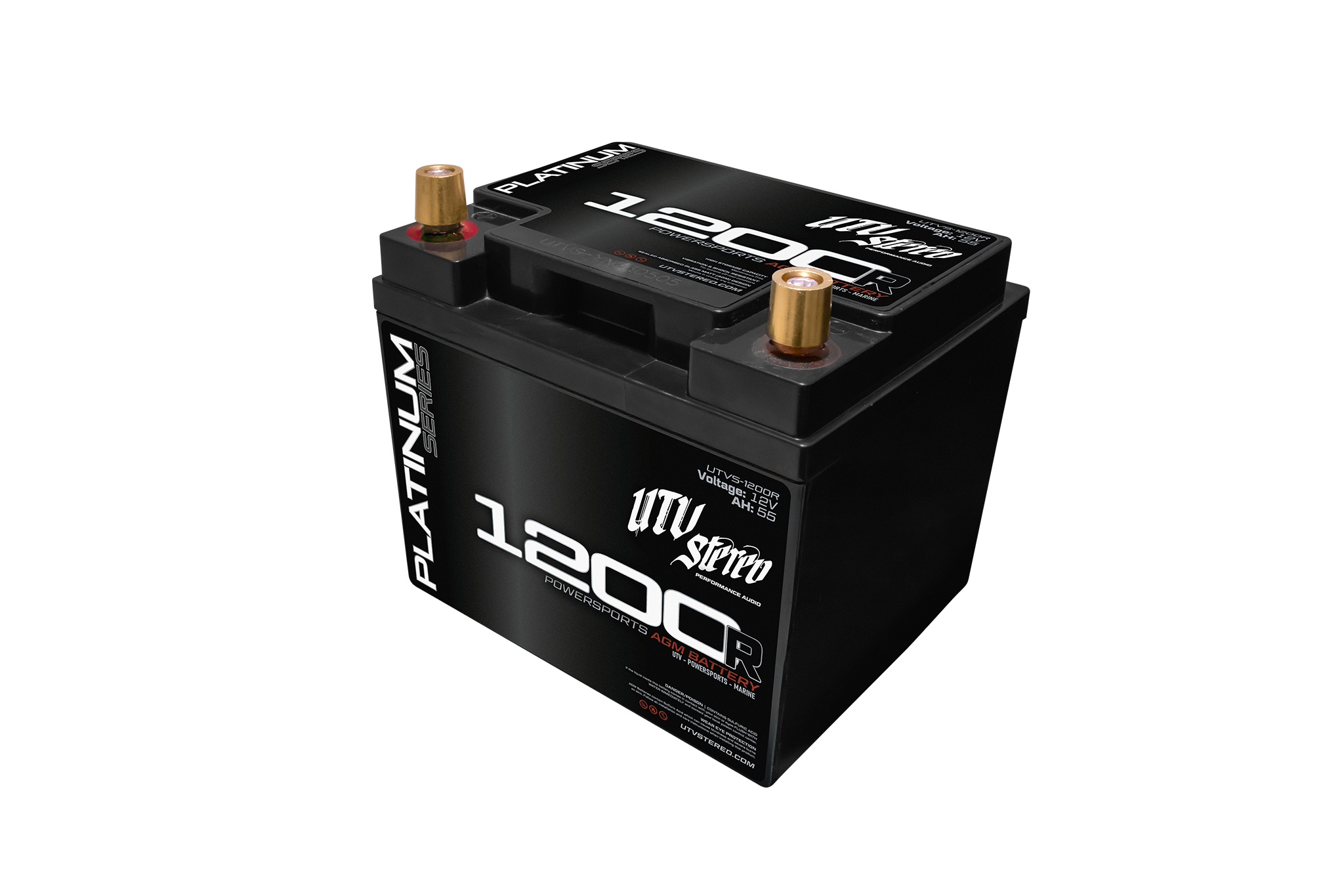 Photo of Platinum Series AGM 1200R (REVERSE POLARITY) Battery | UTVS-1200R by UTV Stereo - Premium Powersports AGM Battery for UTVs / Side by Sides
