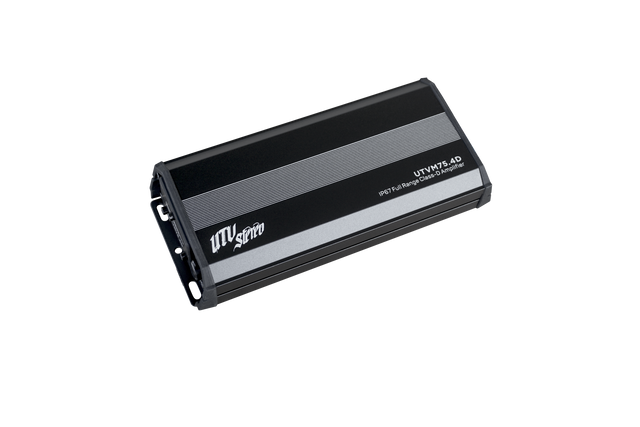 Photo of M-Series 600W 4-Channel Amplifier | UTVM-75.4D by UTV Stereo - Premium Marine Amplifier for UTVs / Side by Sides