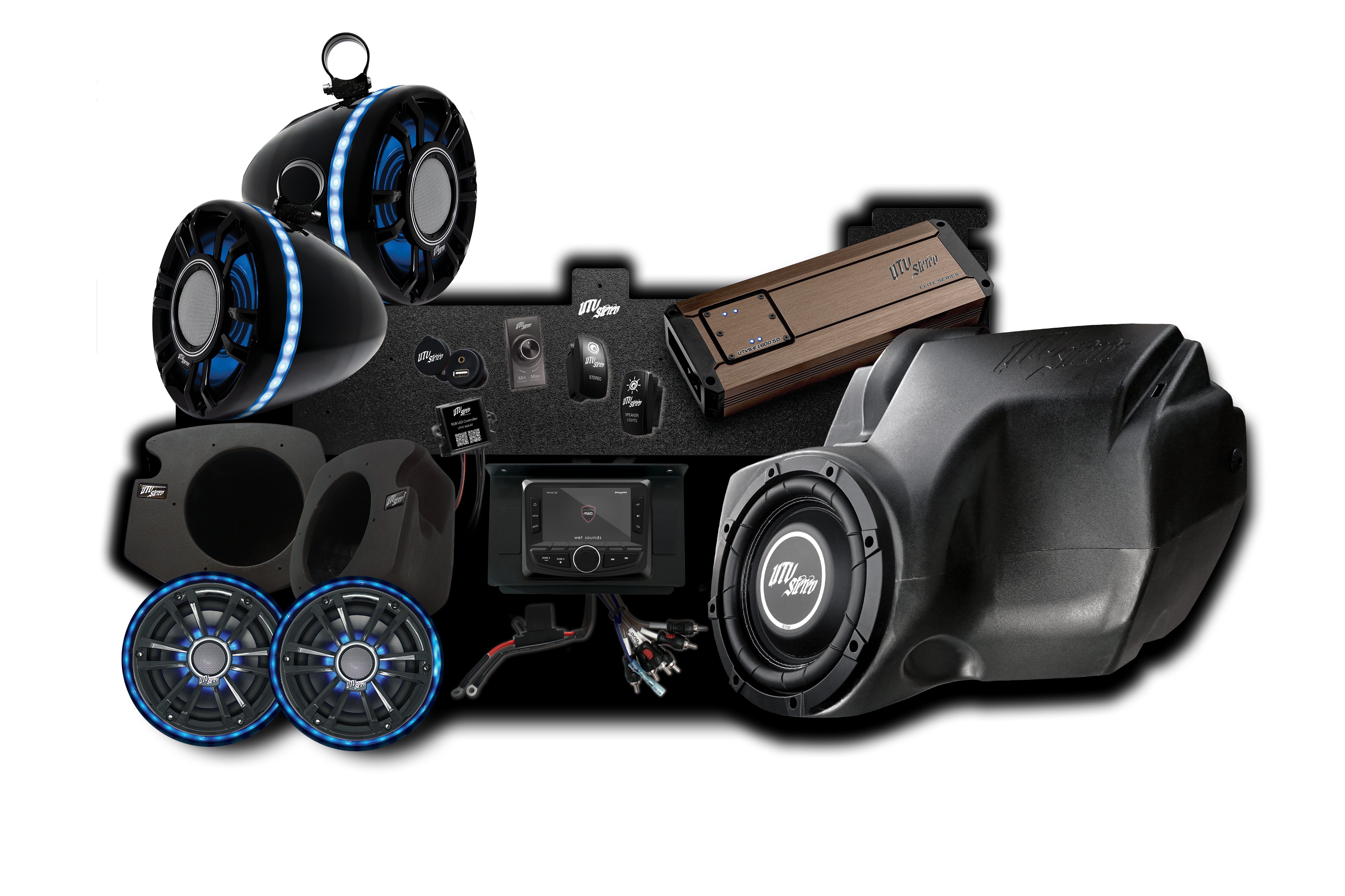 Photo of RZR® Elite Series Stage 6 Stereo Kit | UTVS-RZR-S6-E by UTV Stereo - Premium Polaris RZR Stereo Kit for UTVs / Side by Sides