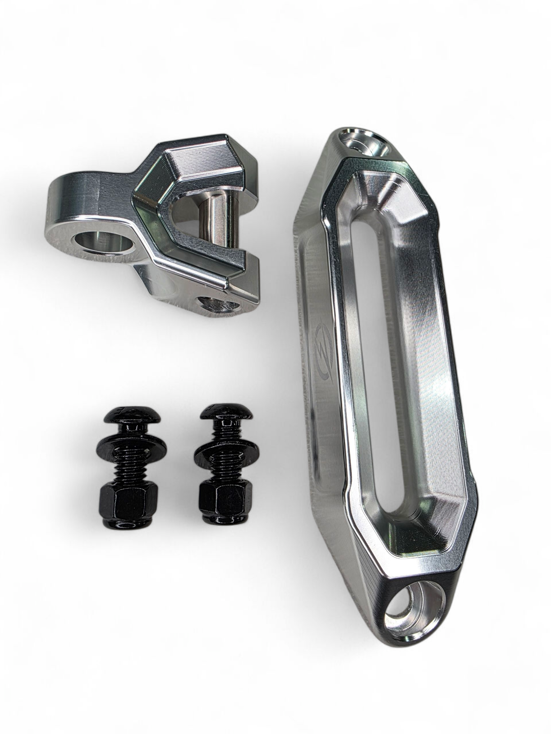 Photo of Winch Hawse Fairlead and Hook Combo (Clear) by Elektric Offroad - Premium for UTVs / Side by Sides