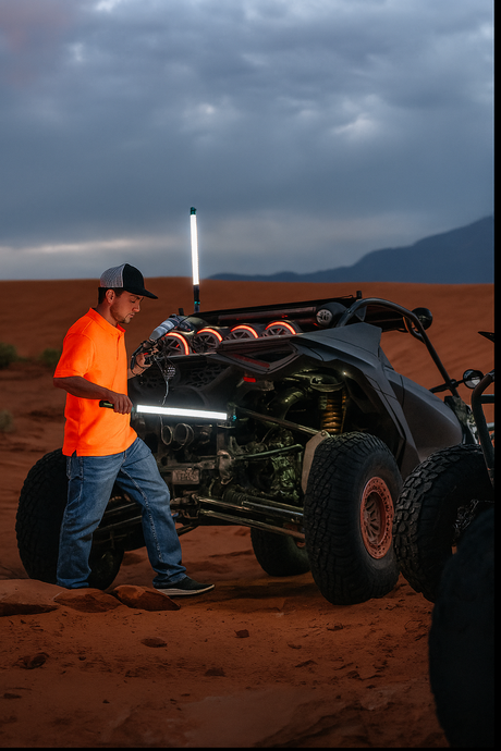Photo of 16FT Lead For Work Light by Marshin Whips - Premium whip accessories for UTVs / Side by Sides