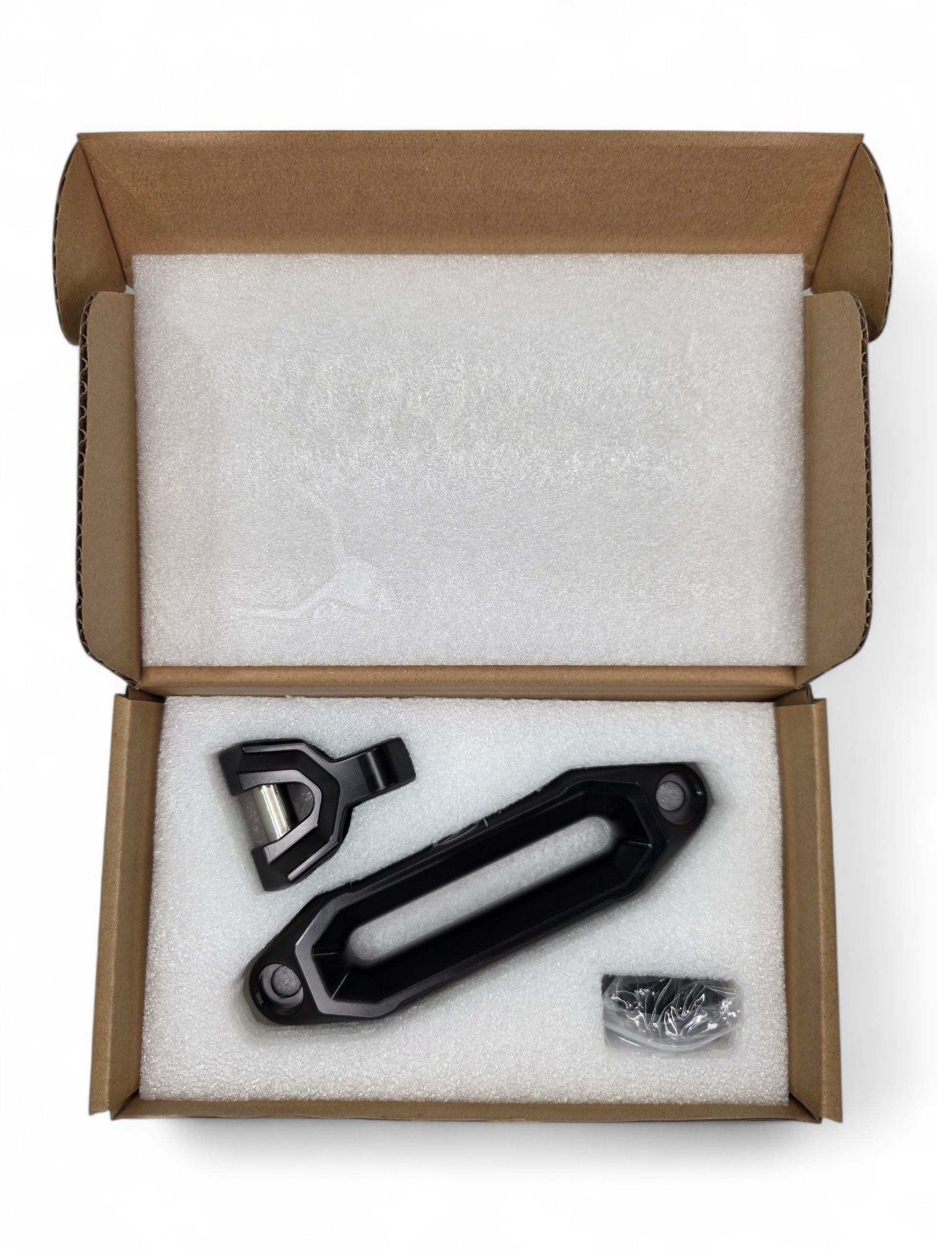 Photo of Elektric Offroad Designs UTV Winch Fairlead and Hook (Black) by Elektric Offroad - Premium UTV Winch Fairlead and Hook Black for UTVs / Side by Sides